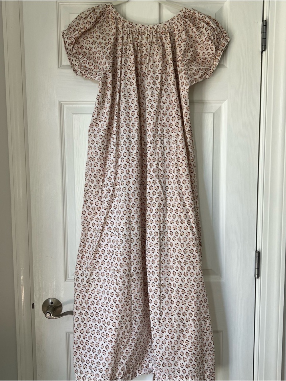 Doen Floral Cotton Belted Midi Dress - Picture 5 of 7